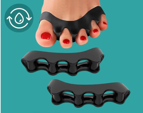 CloudSteps™ 5-Hole Silicone Toe Spacers | Instant Foot & Arch Relief